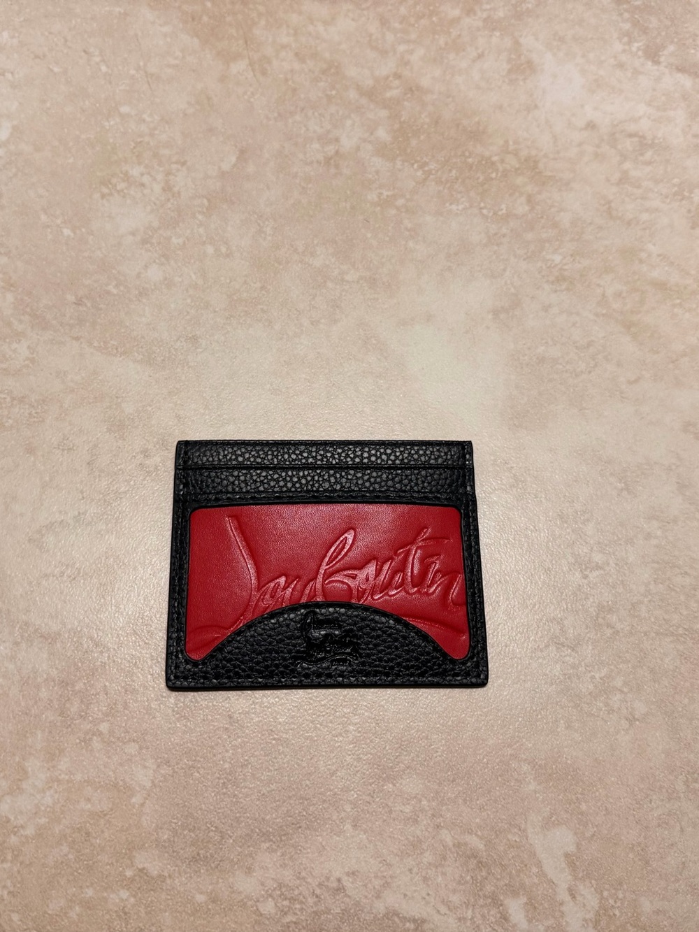 Red bottom cardholder - Picture 2 of 3